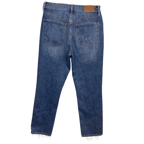Madewell Jeans The Perfect Vintage Crop Jean Medium Wash Size 27 Elevated Basic - Picture 2 of 10